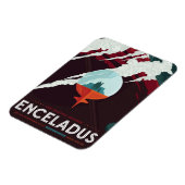 Retro Space Poster-Cassini missie naar Saturnus Magneet (Linkerzijde)