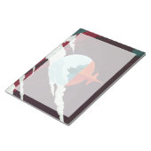 Retro Space Poster-Cassini missie naar Saturnus Notitieblok (Schuin)