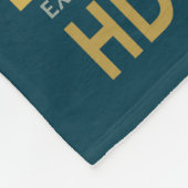 Retro Space Poster-De zwaartekracht van een Super  Fleece Deken (Hoek)