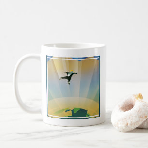 Retro Space Poster-De zwaartekracht van een Super  Koffiemok