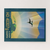 Retro Space Poster-De zwaartekracht van een Super Legpuzzel (Horizontaal)