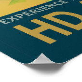 Retro Space Poster-De zwaartekracht van een Super  Poster (Hoek)