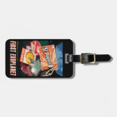 Retro Space Poster-Exoplanet Discovery 51 Pegasi B Bagagelabel (Voorkant horizontaal)