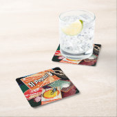 Retro Space Poster-Exoplanet Discovery 51 Pegasi B Kartonnen Onderzetters (Insitu)