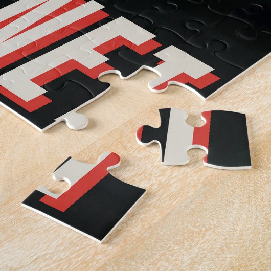 Retro Space Poster-Exoplanet Discovery 51 Pegasi B Legpuzzel (Zijkant)