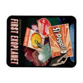 Retro Space Poster-Exoplanet Discovery 51 Pegasi B Magneet (Horizontaal)