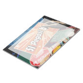 Retro Space Poster-Exoplanet Discovery 51 Pegasi B Notitieblok (Schuin)