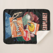 Retro Space Poster-Exoplanet Discovery 51 Pegasi B Sherpa Deken (Voorkant (horizontaal))