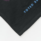 Retro Space Poster - Kijkers observeren trappist-1 Fleece Deken (Hoek)