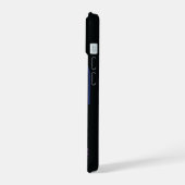 Retro Space Poster - Kijkers observeren trappist-1 iPhone 15 Case (Linkerkant)