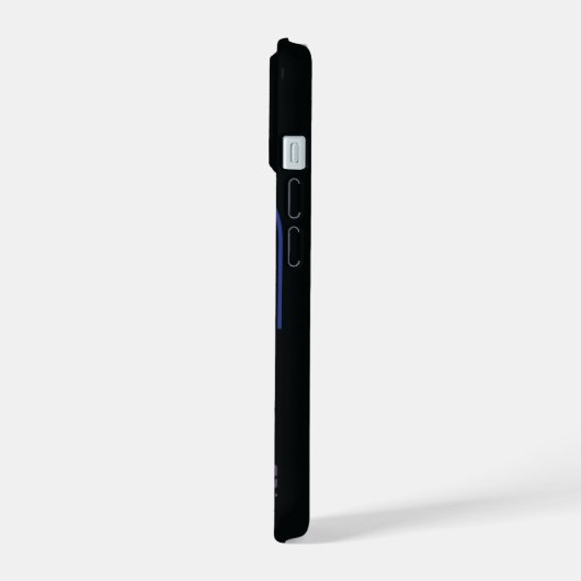 Retro Space Poster - Kijkers observeren trappist-1 iPhone 15 Case (Linkerkant)