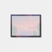 Retro Space Poster - Kijkers observeren trappist-1 Post-it® Notes (Voorkant)