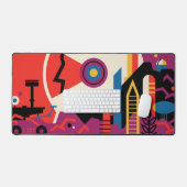 Retro Space Poster - Mars Exploration Program. Bureaumat (Keyboard & Muis)