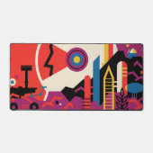 Retro Space Poster - Mars Exploration Program. Bureaumat (Voorkant)