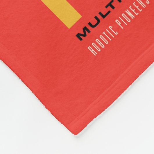 Retro Space Poster - Mars Exploration Program. Fleece Deken (Hoek)