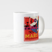 Retro Space Poster - Mars Exploration Program. Grote Koffiekop (Voorkant rechts)