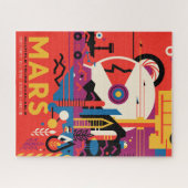 Retro Space Poster - Mars Exploration Program. Legpuzzel (Horizontaal)
