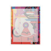 Retro Space Poster - Mars Exploration Program. Notitieblok (Linkerzijde)