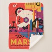 Retro Space Poster - Mars Exploration Program. Sherpa Deken (Voorkant)