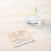 Retro Space Poster-Observatory in het zonnestelsel Kartonnen Onderzetters (Insitu)