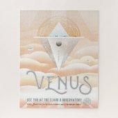 Retro Space Poster-Observatory in het zonnestelsel Legpuzzel (Verticaal)