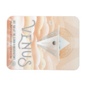 Retro Space Poster-Observatory in het zonnestelsel Magneet (Horizontaal)