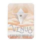 Retro Space Poster-Observatory in het zonnestelsel Magneet (Verticaal)