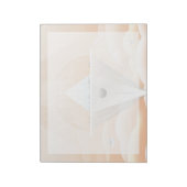 Retro Space Poster-Observatory in het zonnestelsel Notitieblok (Linkerzijde)