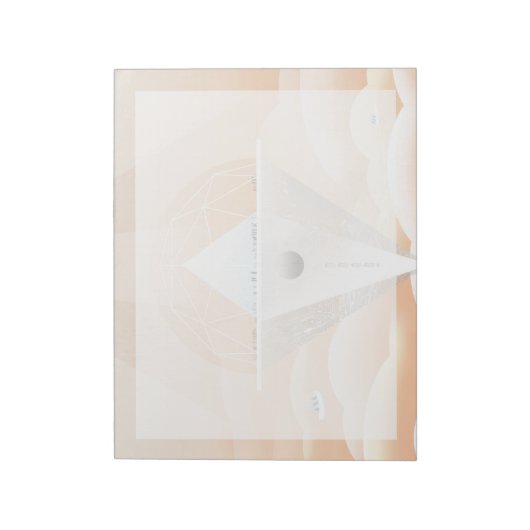 Retro Space Poster-Observatory in het zonnestelsel Notitieblok (Linkerzijde)