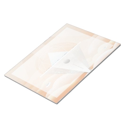 Retro Space Poster-Observatory in het zonnestelsel Notitieblok (Schuin)