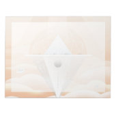 Retro Space Poster-Observatory in het zonnestelsel Notitieblok (Voorkant)