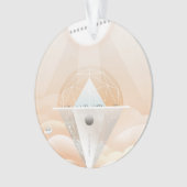 Retro Space Poster-Observatory in het zonnestelsel Ornament (voorkant)