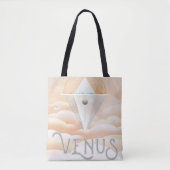 Retro Space Poster-Observatory in het zonnestelsel Tote Bag (Voorkant)
