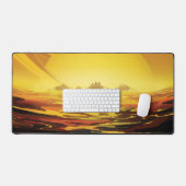 Retro Space Poster - Titan, de grootste maan van S Bureaumat (Keyboard & Muis)