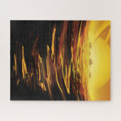 Retro Space Poster - Titan, de grootste maan van S Legpuzzel (Horizontaal)