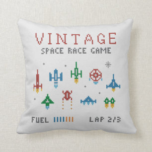 Retro Space Race Kussen
