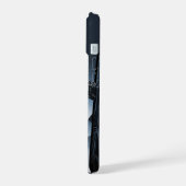 Retro Space Travel Poster Dwerg Planet Ceres. iPhone 15 Case (Linkerkant)