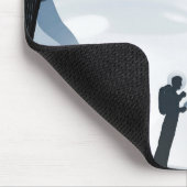 Retro Space Travel Poster Dwerg Planet Ceres. Muismat (Hoek)