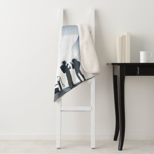 Retro Space Travel Poster Dwerg Planet Ceres. Sherpa Deken (In situ)