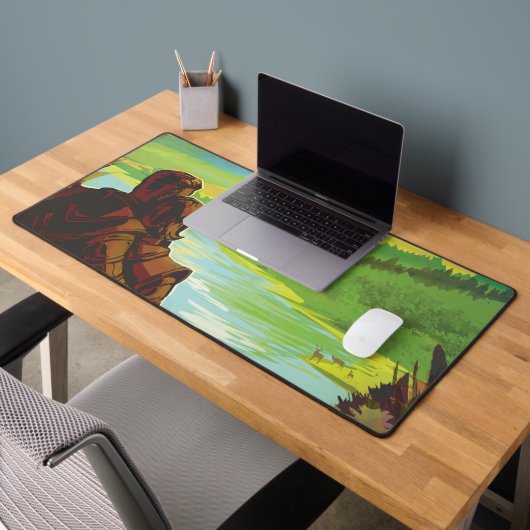 Retro Space Travel Poster-Een Aarde Wetenschap Mis Bureaumat (Kantoor 2)