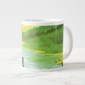 Retro Space Travel Poster-Een Aarde Wetenschap Mis Grote Koffiekop (Voorkant rechts)