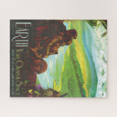 Retro Space Travel Poster-Een Aarde Wetenschap Mis Legpuzzel (Horizontaal)