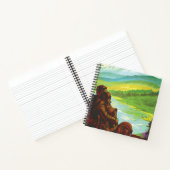 Retro Space Travel Poster-Een Aarde Wetenschap Mis Notitieboek (Binnen)