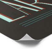 Retro Space Travel Poster-Een Aarde Wetenschap Mis Poster (Hoek)