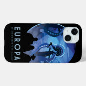 Retro Space Travel Poster - Jupiter's Moon Europa. Case-Mate iPhone Case (Achterkant (horizontaal))