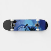 Retro Space Travel Poster - Jupiter's Moon Europa. Persoonlijk Skateboard (Horizontaal)