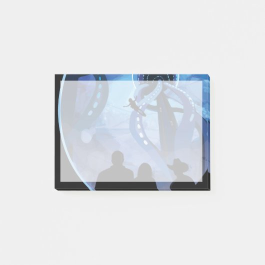 Retro Space Travel Poster - Jupiter's Moon Europa. Post-it® Notes (Voorkant)