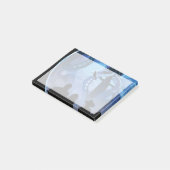 Retro Space Travel Poster - Jupiter's Moon Europa. Post-it® Notes (Schuin)