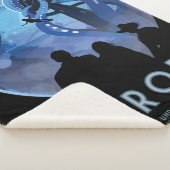 Retro Space Travel Poster - Jupiter's Moon Europa. Sherpa Deken (3/4)