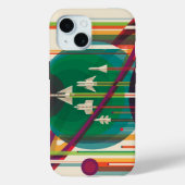 Retro Space Travel Poster - Zonnestelsel Grand Tou Case-Mate iPhone Case (Achterkant)